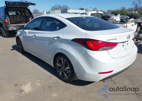 2015 Hyundai Elantra Limited from USA, damaged, VIN 5NPDH4AE6FH610671